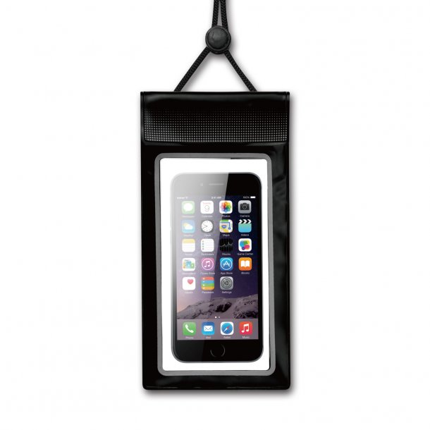 Blinke Eksamensbevis velfærd Sinox vandafvisende taske til Smartphones med Rem. Sort - Cover Til iPhone  X & XS - Klik1Stik